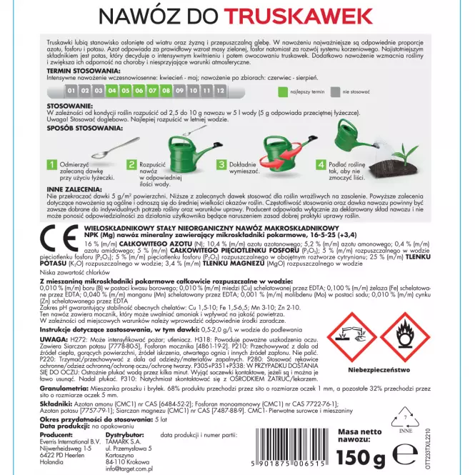 Nawóz soczyste owoce do truskawek 150 g