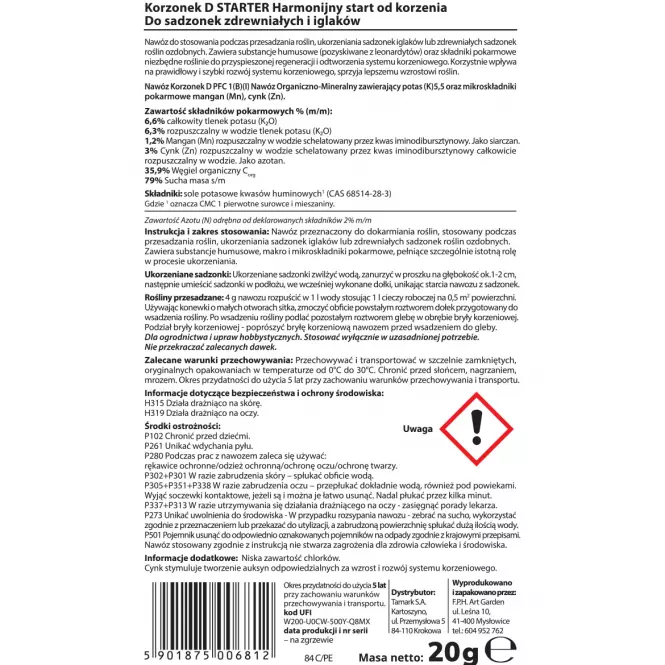 Korzonek Z - do sadzonek zielonych i półzdrewniałych 20g