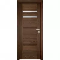 Drzwi wewnętrzne Sapri 2 60L dąb szlachetny WC + tuleje wentylacyjne