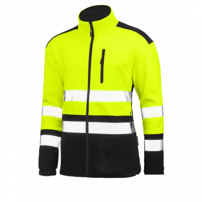 Bluza polarowa, fluorescencyjna, z pasami odblaskowym Xl