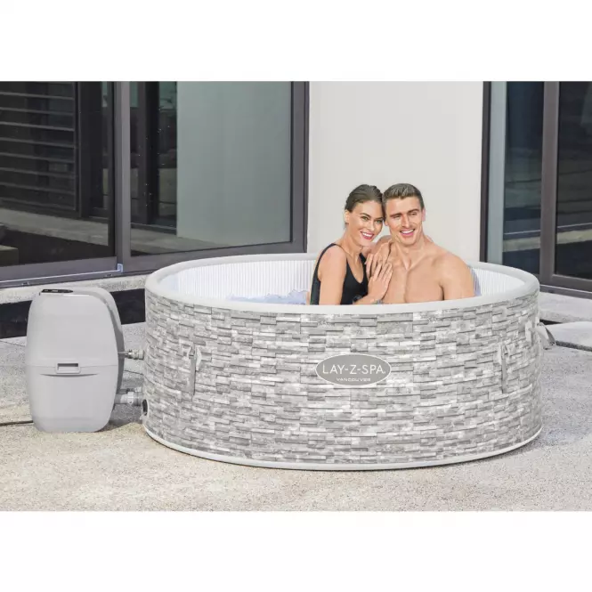 Jacuzzi ogrodowe Vancouver Airjet Plus 1.55x0.60m 60027 WiFi Bestway Smart Hub™