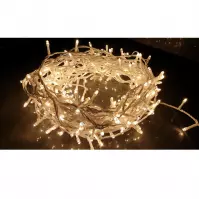 Lampki LED 300L 112/19/LED/WW zew+biały kabel