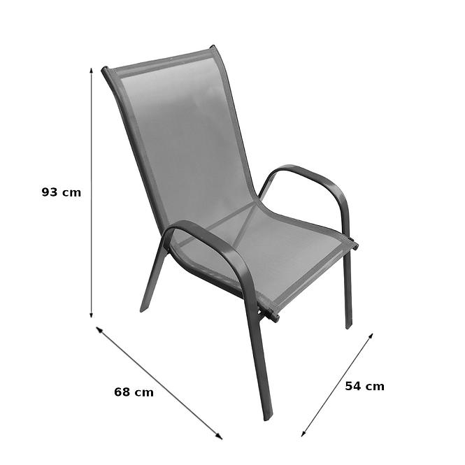 Krzesło taupe Berg 5