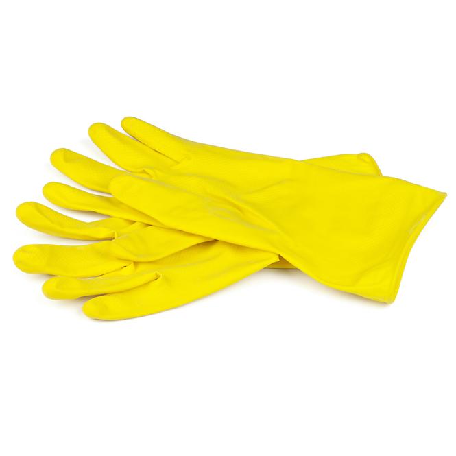 Rękawice lateksowe do czyszczenia XL żółte