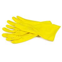 Rękawice lateksowe do czyszczenia M żółte
