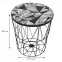 Kosz Basket czarny/trójkąty,2