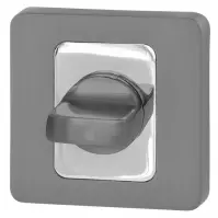 Szyld R62 WC antracyt/chrom