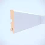 Listwa przypodłogowa MDF Foge LB1 80 biały półmat
