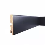 Listwa przypodłogowa MDF Foge LB1 80 czarny półmat