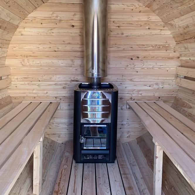 Drewniana sauna beczka 2 m