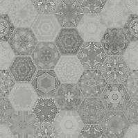 Gres Patchwork Hexagon Grey 60/60
