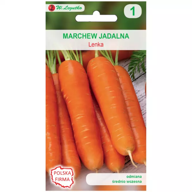 Marchew jadalna lenka - śr. Wczesna