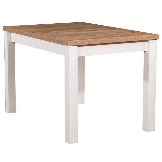 Stół ST30 120X80 dab wotan/biały
