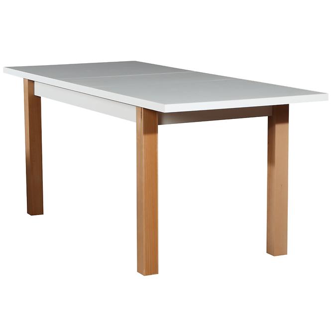 Stół rozkładany ST28 140/180x80cm biały/buk lakier