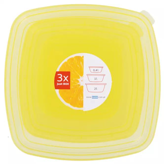 Komplet pojemników 0,4/1/2L 665-00