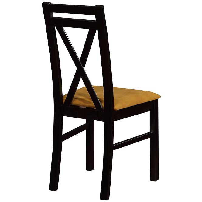 Zestaw stół i krzesła Cezar 1+6 st41 140x80+40 +W114 wotan/czarny