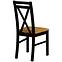 Zestaw stół i krzesła Cezar 1+6 st41 140x80+40 +W114 wotan/czarny,6