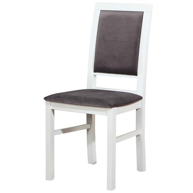 Zestaw stół i krzesła Juliusz 1+6 st28 140x80+40 +W98 biały/grafit