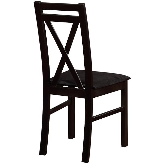 Zestaw stół i krzesła Gracja 1+6 st st42 150x85+48 +W114 wotan/czarny