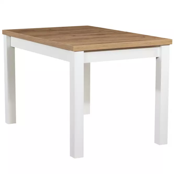 Zestaw stół i krzesła Hebe 1+4 st30 120x80 +W113 wotan/biały