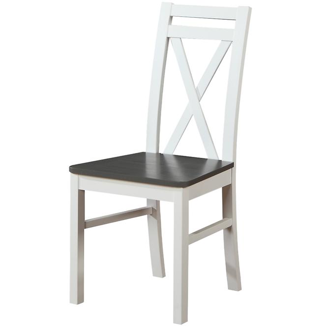 Zestaw stół i krzesła Raisa 1+4 st30 120x80l +W123 biały/grafit
