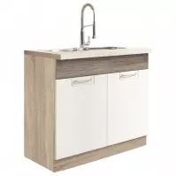 Szafka kuchenna Econo 13D Sonoma/Biały/San Remo Szafka kuchenna Econo 13D Sonoma/Biały/San Remo