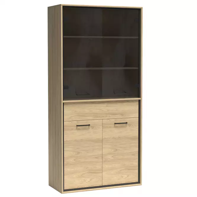 Witryna M3 Mediolan Natural Hikora