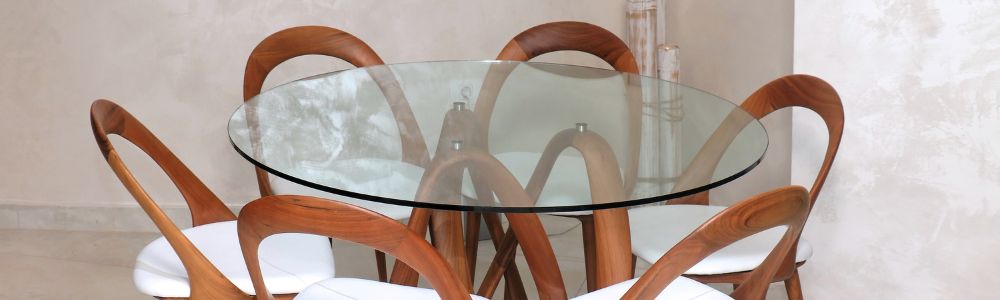 stoły szklane w Merkury Market