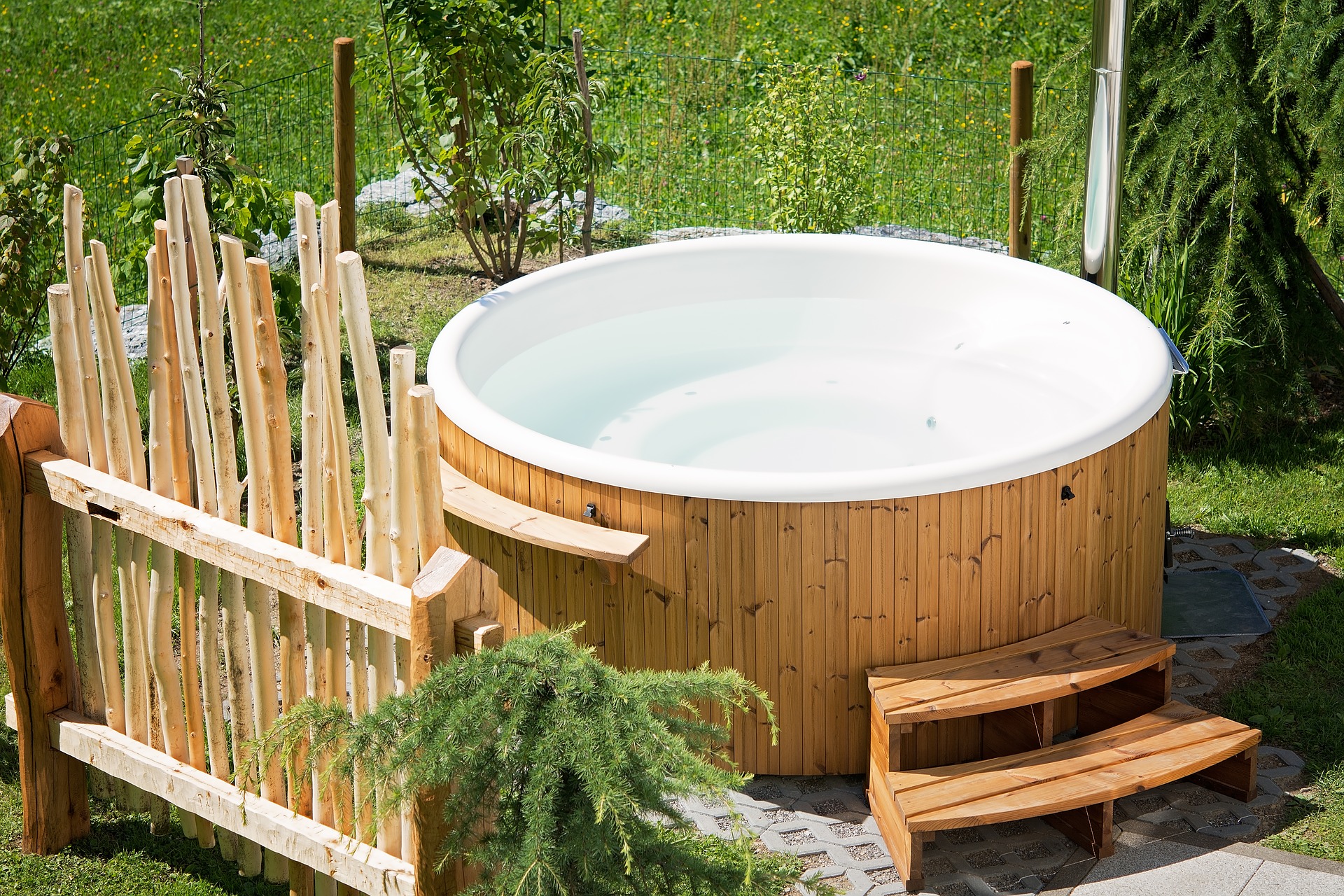 Jacuzzi ogrodowe