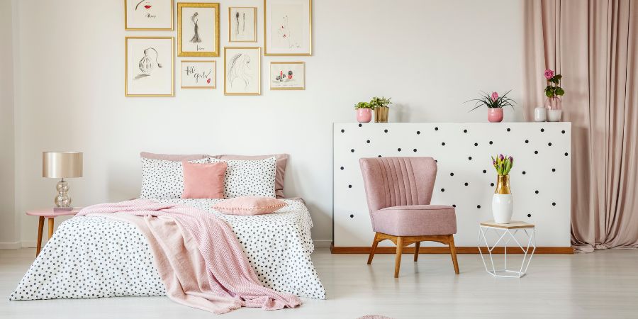 stylowa sypialnia - pomysły na aranżację