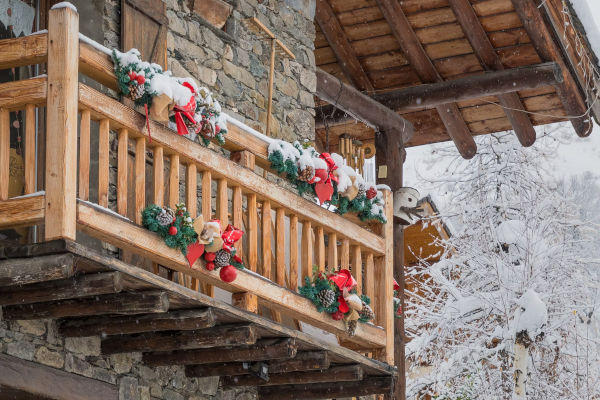 balkon, święta, święta bożego narodzenia