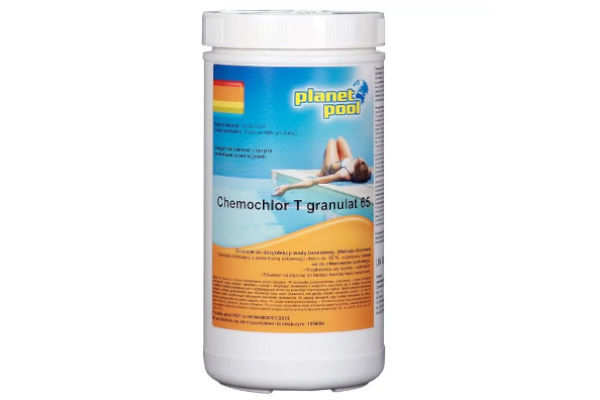 Granulowany chlor do basenu (Chemochlor T granulat 65  1 kg)