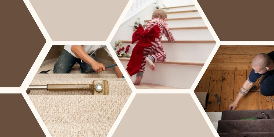 dywany na schody - bezpieczeństwo dziecka i estetyka pomieszczeń ze schodami